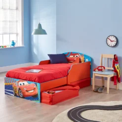 Cars Lightning McQueen Kinderbett 70 X 140 Cm Mit 2 Schubladen -Kinderbett Geschäft 587cf84f4f35c383118b810123ae237a