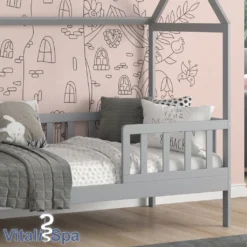 VitaliSpa Kinderbett Liz Grau 167 X 165 X 87 Cm Massivholz -Kinderbett Geschäft 5aefa86f465515cccf0211ad34d0f243