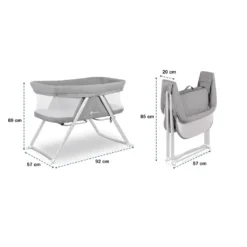 Lionelo Vera Faltbares Kinderbett 3in1 Baby Reisebett Laufstall Kinderwippe Grau -Kinderbett Geschäft 5d471abb5f4e1b0e16373de381a7d839