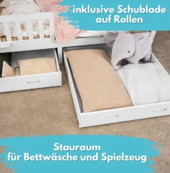 Alavya Home® Hausbett 90 X 200 Cm Mit Buchablage Weiß - Mit Schubladen -Kinderbett Geschäft 60809b479395ea108db977925dbeee08