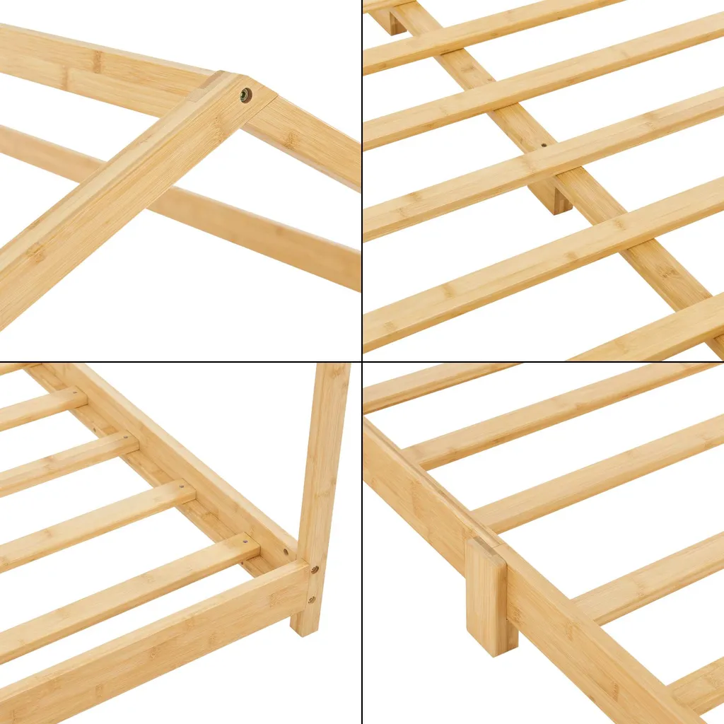 Kinderbett HLO-PX443120x200cm 120 X 200 Cm Bambus 9 Kinderbett HLO-PX443120x200cm 120 X 200 Cm Bambus – Bild 7
