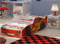 IGLOBAL Kinderbett Autobett Lightning McQueen Cars 3 Cars Bett Jugendbett Juniorbett Bett Mit Lattenrost Stellage Ohne Matratze 160x80 Cm -Kinderbett Geschäft 62a69365c851de91bc1920668e132b98