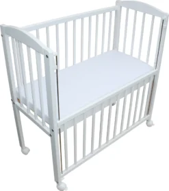 Beistellbett Babybett 90x40 Cm Mit Matratze Und Räder Höhenverstellbar Weiss -Kinderbett Geschäft 65d7b49371028b8a69689ba4f691cbd7