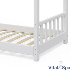VitaliSpa Kinderbett Design Weiß 208 X 146 X 97 Cm Massivholz -Kinderbett Geschäft 6664b6fe990a654a425301abbb369b5e