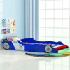 VidaXL Kinderbett Mit LED Im Rennwagen-Design 90 X 200 Cm Blau -Kinderbett Geschäft 6899b57b09cf6c92992b80c9d1692bbf