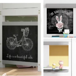 Merax Etagenbett 90x200 Cm Kinderbett Hochbett Mit Zwei Beschreibbaren Tafeln, Klein Ablage Und Leiter, Spielbett Aus Kiefer Für Jungen Und Mädchen, Weiß -Kinderbett Geschäft 6b48fac3ecbdf4dc8ad43a6bd240beb1