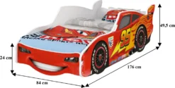 IGLOBAL Kinderbett Autobett Lightning McQueen Cars 3 Cars Bett Jugendbett Juniorbett Bett Mit Lattenrost Stellage Ohne Matratze 160x80 Cm -Kinderbett Geschäft 6d2717c13e39e7abe5021e18e052e1eb
