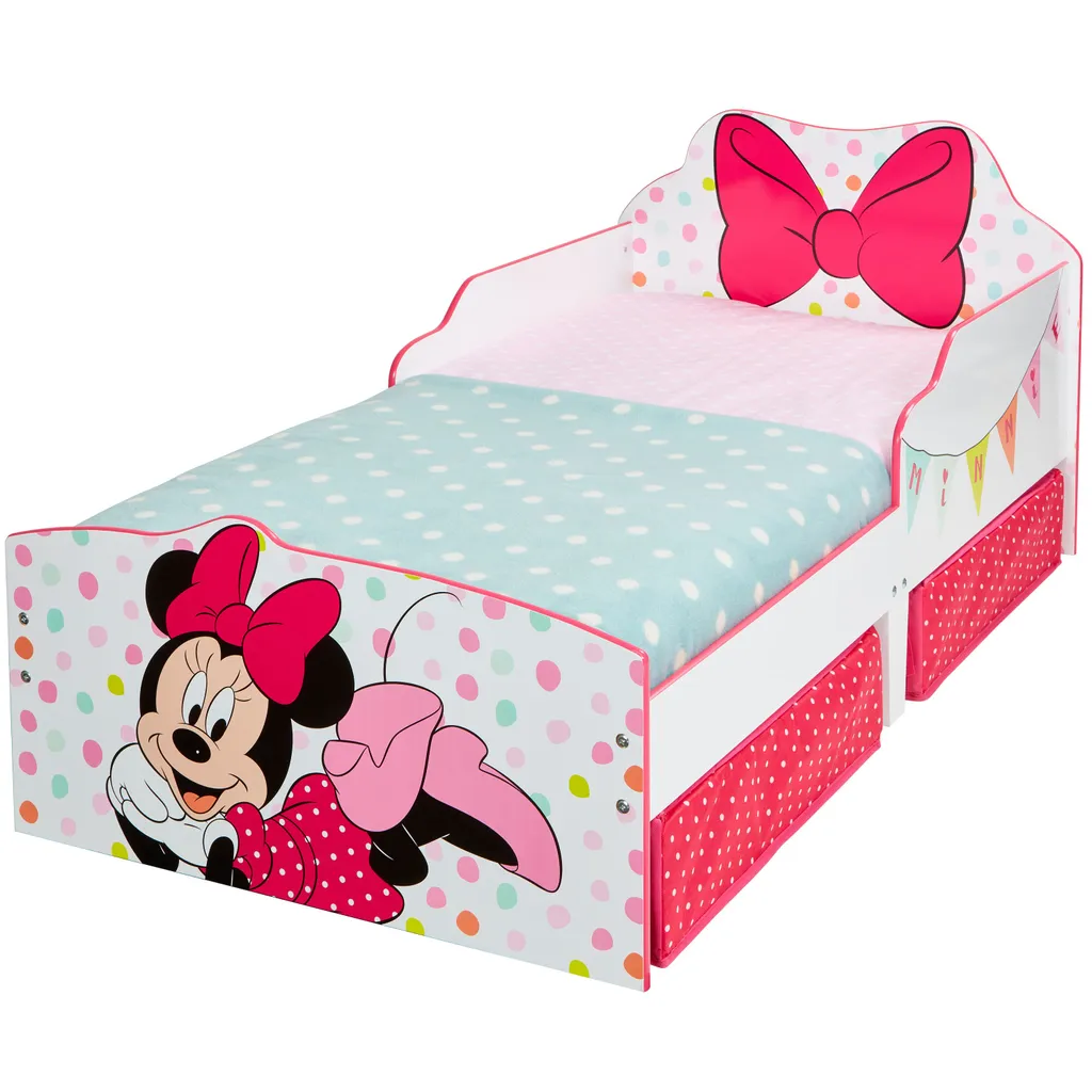 Minnie Mouse Exzellent Geformtes Kinderbett + Schubladen 11 Minnie Mouse Exzellent Geformtes Kinderbett + Schubladen – Bild 9