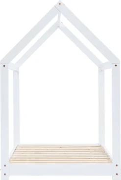 VidaXL Kinder-Bettgestell Weiß Massivholz Kiefer 70 X 140 Cm -Kinderbett Geschäft 6fda8dd6beb4651346b5e891fdd88c2e