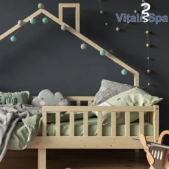 VitaliSpa Kinderbett + Matratze Noemi Natur 93 X 208 X 155 Cm Massivholz -Kinderbett Geschäft 70226e8401e7b5fe5e99f089469fd80d