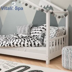 VitaliSpa Kinderbett Design Weiß 208 X 146 X 97 Cm Massivholz -Kinderbett Geschäft 75429205ba79acb9c78262c91ccbb1e4