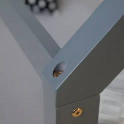 Homestyle4u 1970, Kinderbett Mit Lattenrost Kinderhaus Spielbett Hausbett 160x80 80x160 Cm Grau Holz Kiefer -Kinderbett Geschäft 7558a5dd21ac1ad98b659b7751d00d2d