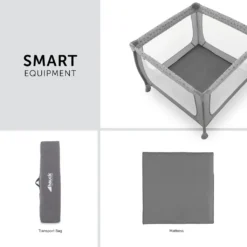 Hauck Sleep N Play SQ Nordic Grey -Kinderbett Geschäft 762462a0f9224c66304417d04b7f6c0b