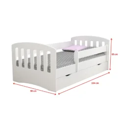 Selsey Kinderbett PAMMA Funktionsbett In Weiß Mit Matratze Und Schublade, 80x180cm -Kinderbett Geschäft 7746e61096f85da9009ab61fd103f933