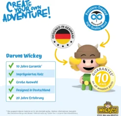 WICKEY Kinderbett Hochbett CrAzY Hutty Mit Rutsche Hausbett 90 X 200 Cm, Etagenbett - Blau -Kinderbett Geschäft 7893e620c34f8aa76e75f9e8033094f7