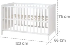 Roba Mulitfunktionsbett Sterne Grau Mit Beistellfunktion, Lattenrost, Matratze, Bettreduzierer, Himmel, Himmelstange, Kinderbett, Anstellbett, Babybett, Höhenverstellbar, Liegefläche 60x120 Cm, Weiß -Kinderbett Geschäft 7bbaec58f7d49f08b5e474c3186ed494