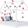 VidaXL Kinder-Bettgestell Weiß Massivholz Kiefer 70 X 140 Cm -Kinderbett Geschäft 832d3cda8fcec56869e34315e84379cc