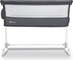 Lionelo Theo 2in1 Reisebett Beistellbett Kinderbett Ab Geburt Bis 9kg Dunkelgrau -Kinderbett Geschäft 836af39be16b4429da8972c98fb219f7