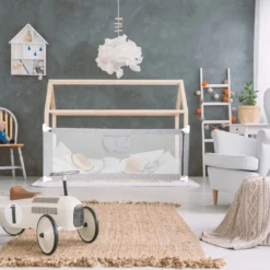 Wolketon Bettgitter Verwendung Mit Boxspringbett Bettschutzgitter Kinderbettgitter Babybettgitter Gitter Kinderbet Klappbar Tragbar Faltbar 200x 80cm -Kinderbett Geschäft 84427941b9ecf93729b49b7393c9f510