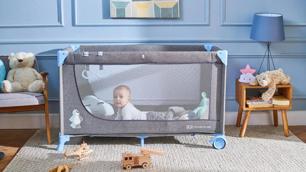 JOY-Reisebett Von Kinderkraft Blau 14 JOY-Reisebett Von Kinderkraft Blau – Bild 12