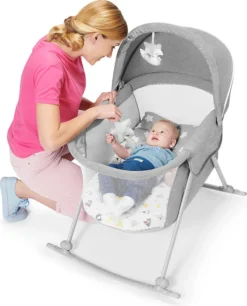 Kinderkraft Baby Cot/cradle LOVI Beige -Kinderbett Geschäft 87cee048e7f83872addfff33e77b1cc7