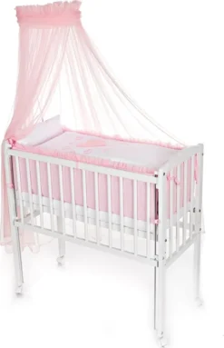 Herzen Rosa Mobiles Beistellbett 90x40 Mit Rollen Komplett -Kinderbett Geschäft 89a99bc4700d64168630d88d672f42dc