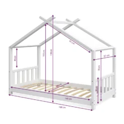 VitaliSpa Kinderbett Design Weiß 168 X 138 X 87 Cm Massivholz -Kinderbett Geschäft 8ab08c7d49dd7fa9ba09ce480b32cc4e