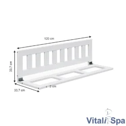 VITALISPA Rausfallschutz Für Kinderbett Bettschutzgitter Bettgitter 120cm Holz 11 VITALISPA Rausfallschutz Für Kinderbett Bettschutzgitter Bettgitter 120cm Holz -Kinderbett Geschäft 8ab402b65dcbc518d9a11089a63cc8c3