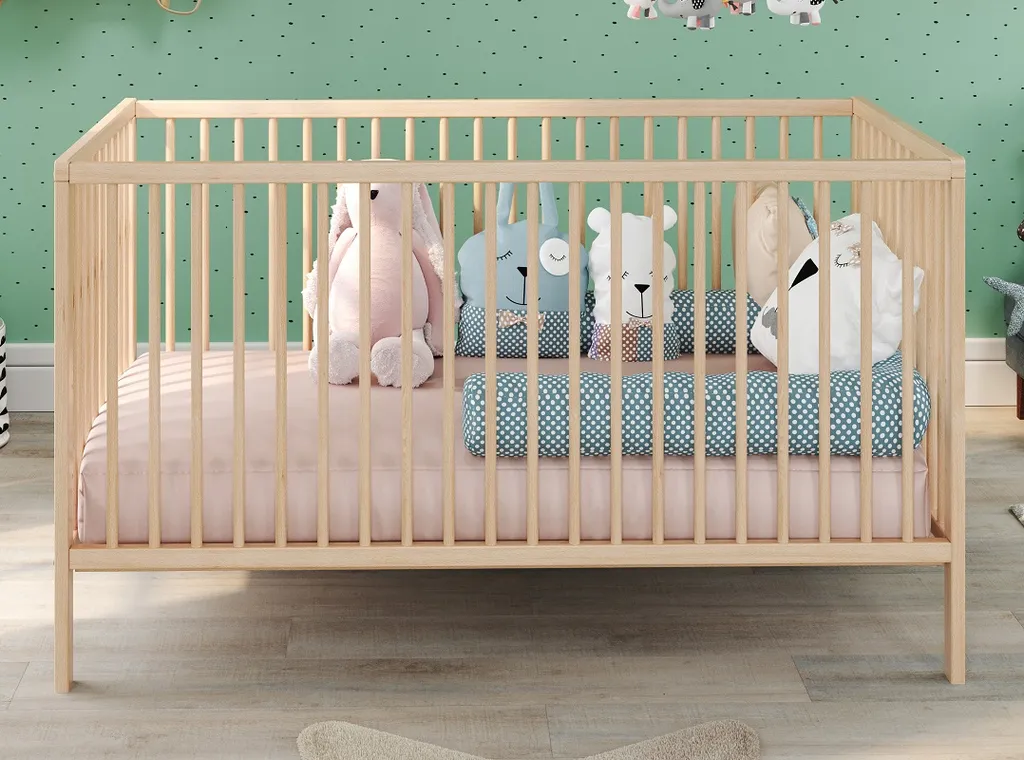 Babybett Babyzimmer Universal | Buche Massiv / Naturfarben 4 Babybett Babyzimmer Universal | Buche Massiv / Naturfarben – Bild 2