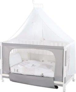Roba Roombed 'Fox & Bunny' Babybett 60x120 Cm, Beistellbett Zum Elternbett Mit Kompletter Ausstattung -Kinderbett Geschäft 8e9d76c9243cfc1c7e0ba9b8ee635a28
