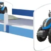 ACMA Jugendbett Kinderbett Junior-Bett Komplett-Set Mit Matratze Lattenrost Und Rausfallschutz Blau 42 Traktor 180x80 2 ACMA Jugendbett Kinderbett Junior-Bett Komplett-Set Mit Matratze Lattenrost Und Rausfallschutz Blau 42 Traktor 180x80 -Kinderbett Geschäft 8f3388309ef92322ed2d08576b8038c3