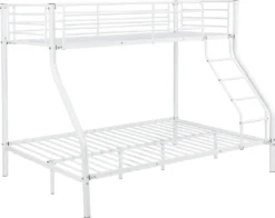 Neu.haus Kinder Etagenbett - Weiß - 200x140/90cm Kinderbett Stockbett Hochbett Metall Bettgestell -Kinderbett Geschäft 906dc2580e0fe8c5d61c6c012af27a0f