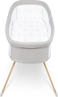 LIONELO Malin Evo Kinderbett, Babywiege, Reisebett Für Babys Mit Matratze, Kinderreisebett, Reisegitterbett, Von 0 Bis 9 Kg, Vordach, Moskitonetz, Klappbar, Schaukelsystem, Liegeverstellung, Schnelle Montage, Reisetasche, Leicht -Kinderbett Geschäft 918765b9e0ba064c3275bdab3120039d