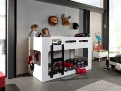 Vipack - Luca Halbhohes Bett 90 X 200 Cm Liegefläche, Weiß -Kinderbett Geschäft 9249a3633a124c062ae2eecbb28ccc92