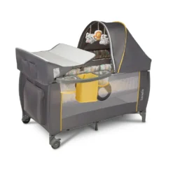 Lionelo Sven Plus In GELB Kinder Baby Reisebett Mit Wickeltisch Kinderbett Babybett Balachin Moskitonetz Urlaub Reise Laufstall Wickelauflage Spieluhr -Kinderbett Geschäft 93e42edaed36041e17c21d9d8f191799