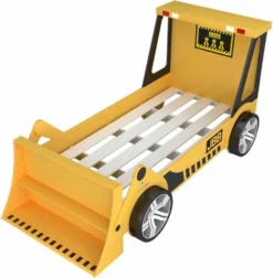 Kinderbett Spielbett - 90 X 190 Cm - MDF - Gelb - CONSTRUCTOR -Kinderbett Geschäft 95436310207e03b6b1dfae93ce74bb91