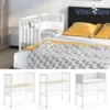 Vitalispa Beistellbett + Matratze + Nestchen Sophie Weiß 94 X 96 X 42,5 Cm Massivholz -Kinderbett Geschäft 961bac6be2df4cbc39eb91cc4fb3880c
