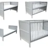 Kinderbett 3in1 Kinderbett / Beistellbett / Juniorbett Mit Matratze140x70cm Grau -Kinderbett Geschäft 96b8b2524a70efafde4947097568c0af