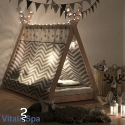 VitaliSpa Kinderbett Tipi Natur 208 X 163 X 96 Cm Massivholz -Kinderbett Geschäft 983913ab319d666c3cf78c9f021bca20