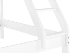 Doppel-Etagenbett Weiß 140x200 Und 90x200 Erwachsenen-Stockbett Kiefer Massivholz V-60.19-09-14WRollrost Inkl. -Kinderbett Geschäft 9acd10b57efa747cdebd2d337f3e1999