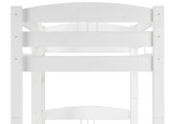 Etagenbett Kiefer Weiß 90x200 Massivholzbett Kinderbett Zubehör Wählbar V-60.10-09WRollrost Und Gästebettkasten Inkl. -Kinderbett Geschäft 9b34a7c12fcd068b2024cbe65cc08c64