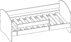 ACMA Jugendbett Kinderbett Junior-Bett Komplett-Set Mit Matratze Lattenrost Und Rausfallschutz Rosa 17 Pony 140x70 -Kinderbett Geschäft 9d342580cd9542e9d6c46217ae2f9688 7