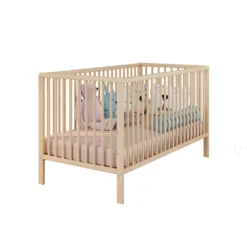 Babybett Babyzimmer Universal | Buche Massiv / Naturfarben