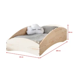 Selsey Kinderbett HOBIME Jugendbett Massivholz Kiefer Mit Lattenrost, 80 X 200 Cm -Kinderbett Geschäft 9ef94e48d0fa77c6d2783672238f06b6