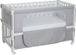 Roba Roombed, Babybett 60x120 Cm, Beistellbett Zum Elternbett Mit Kompletter Ausstattung -Kinderbett Geschäft 9f77b103e3c806c2d31f8c384033cbf5