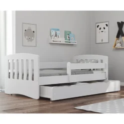 Selsey Kinderbett PAMMA Funktionsbett In Weiß Mit Matratze Und Schublade, 80x180cm -Kinderbett Geschäft a0e2f29e9c2385561780b2b356f84413