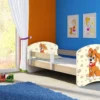 ACMA Jugendbett Kinderbett Junior-Bett Komplett-Set Mit Matratze Lattenrost Und Rausfallschutz Sonoma 11 Welpe 140x70 -Kinderbett Geschäft a1906ea14ad0fe900393ca9844efb479