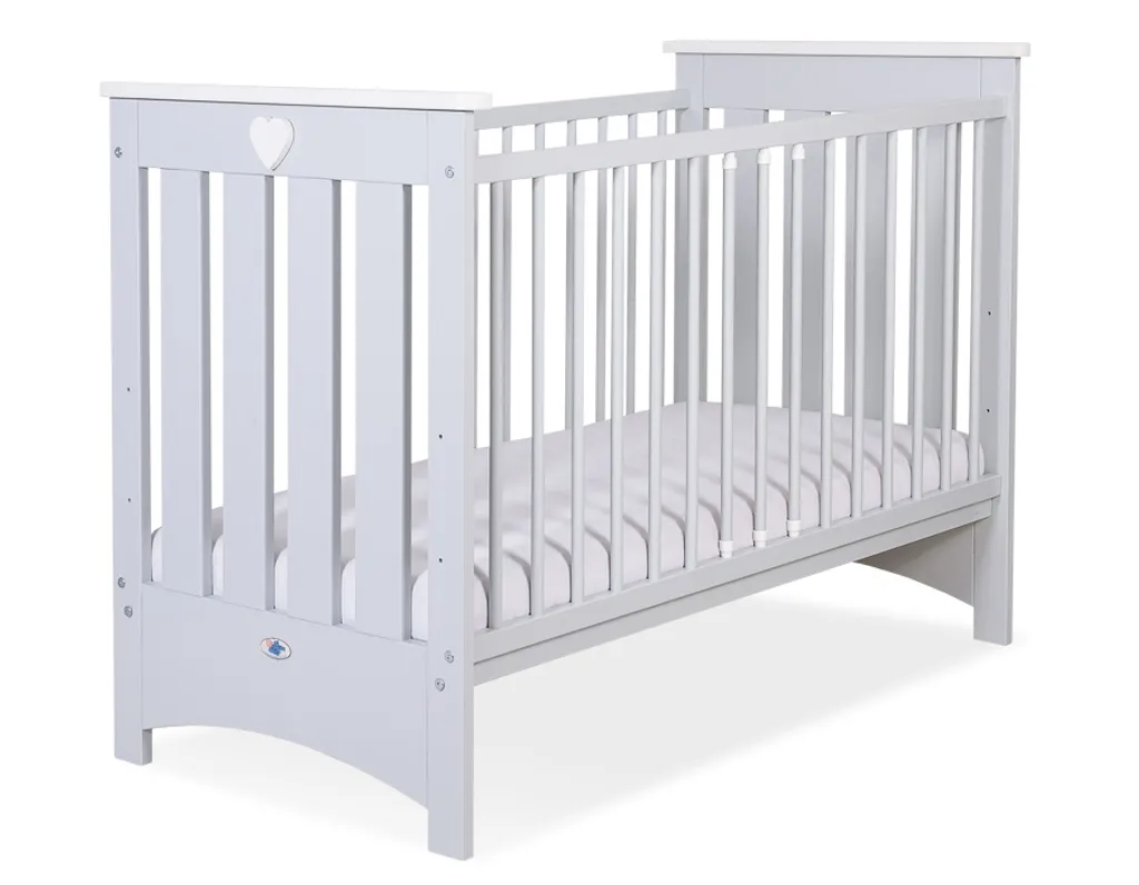 Grau Babybett 120x60 Cm Mit Matratze Für Babys Grau Lorenzo 3 Grau Babybett 120x60 Cm Mit Matratze Für Babys Grau Lorenzo