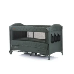 Chipolino Reisebett Merida Leinen, Aufbewahrungstasche, Zwei Ebenen, Matratze Dunkelgrün -Kinderbett Geschäft a41f860e867c6e0d4e3dcf0f2e0ca173