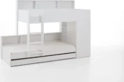 RELITA Etagenbett Sina Mit 2 Liegeflächen á 90 X 200 Cm, Inkl. Bodenplatten Als Auflage Für Die Matratzen, Inkl. Kleiderschrank (ohne Bettschublade) -Kinderbett Geschäft a854c147441966f2cdf08ad6cf9ba2dd